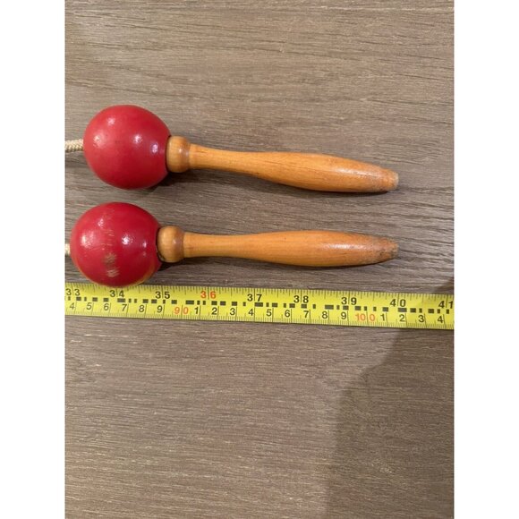 Vintage Sport Craft Jump Rope Wooden Handles Ball Bearing W/Box - Picture 5 of 7